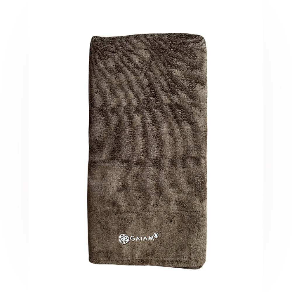 GAIAM YOGA Mat with Grip Large Brown.